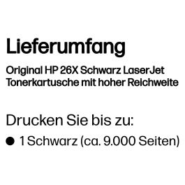 Hp Toner Negro Laserjet Pro M402Dn - M402N- M402D - M426Dw - M426Fdn - M426Fdw - 26X