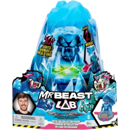 Moose Toys Mr. Beast Lab - 18 cm, 30 luces y sonidos, 2 bestias coleccionables - MOO0630996247426