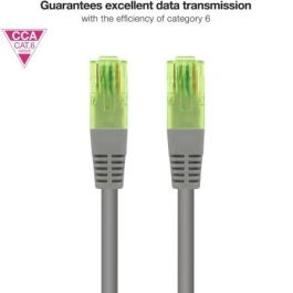 NANOCABLE Cable red latiguillo CAT.6 UTP AWG26 CCA, 30 cm