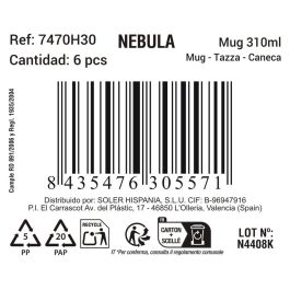 La Mediterranea Mug 310 ml "Nebula" Md