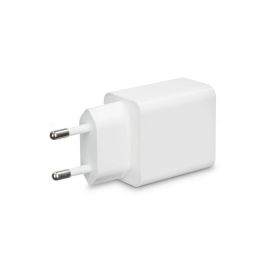 Cargador de Pared KSIX 2 USB 2.4A Blanco Cargador de Pared KSIX 2 USB 2.4A Blanco