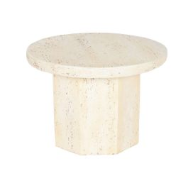 Mesita Auxiliar Moderno DKD Home Decor Beige 61 x 42.3 x 61 cm Mesita Auxiliar Moderno DKD Home Decor Beige 61 x 42.3 x 61 cm