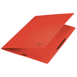 Leitz Carpeta 39080025 de Cartón con Gomas A4 Recycle 100% Rojo