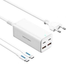 Vention FBSWG-EU Cargador de Pared 100W Ultra Rápido con 2 Puertos USB-C y 2 USB-A, Compatible PD 3.0/QC 3.0 + Cable USB-C Incluido Precio: 47.49999958. SKU: B13PTRPGRP