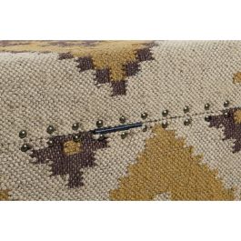 Arcón Home ESPRIT Beige Mostaza Algodón 120 x 40 x 45 cm