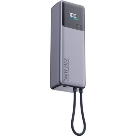 Powerbank 10000mAh Xiaomi Power Bank Integrated Cable/ 165W/ Gris Powerbank 10000mAh Xiaomi Power Bank Integrated Cable/ 165W/ Gris