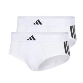 Slips Adidas Slip Low Rise 3 Stripes Active Flex Blanco 2 Unidades S Precio: 23.50000048. SKU: B1BCELLX7A