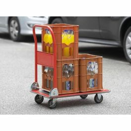 Meister Carro de Plataforma Plegable, Capacidad de Carga Máx. 150 kg, Plataforma 730x470 mm, Ruedas Ø100 mm, Plegado Compacto, Certificado TÜV/GS