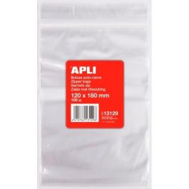 Apli Bolsas Autocierre 120x180 mm Ldpe Transparente Pack 100 Ud Precio: 3.50000002. SKU: BIX13129