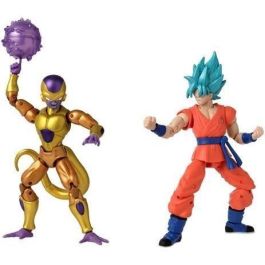 Figura Dragon Ball Super Dragon Stars 17 cm - Freezer Dorado vs Super Saiyan Blue Goku - BANDAI