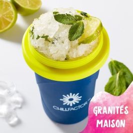 Taza de granizado Chillfactor - Bandai - Color aleatorio azul, rosa o verde - suministrada con pajita