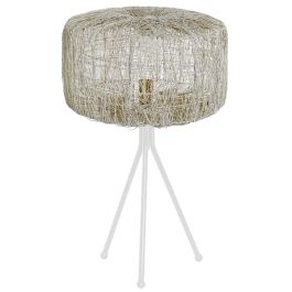DKD Home Decor Lámpara de Sobremesa Loft Colección Indus Blanco Metal E27 Max 50W - 33x33x50 cm Precio: 37.96254. SKU: S3031582