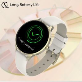 Forever Velora Smartwatch SB-306 GSM180306 para Mujer Oro - Notificaciones, Frecuencia Cardíaca, Monitor de Sueño IP67