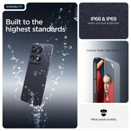 Motorola Signature 5G Smartphone, Pantalla Extreme AMOLED 6.78" 165Hz, Snapdragon 8 Gen 5, 16GB RAM 512GB, Triple Cámara 50MP, Batería 5200mAh, Android 16.0, Azul Oscuro