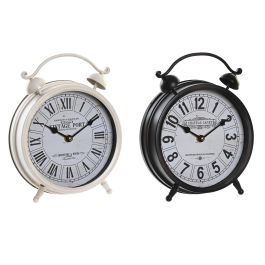 Reloj Sobremesa Loft DKD Home Decor Negro Blanco 6.5 x 27 x 21 cm (4 Unidades) Precio: 52.5000003. SKU: B16H25S4SK