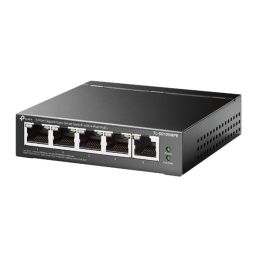 TP-Link TL-SG105MPE Switch L2 Gestionable por Web con 5 Puertos RJ45 Gigabit Ethernet (10/100/1000), PoE de 120W, 10Gbps de Capacidad, Negro