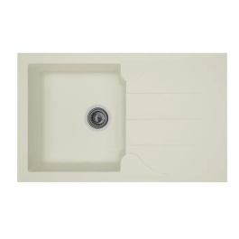 Stradour Fregadero de Cocina Empotrado 1 Recipiente + 1 Escurridor Aloa Resina Blanco 81 x 50 cm Precio: 117.78999947. SKU: B1AMFQ964V