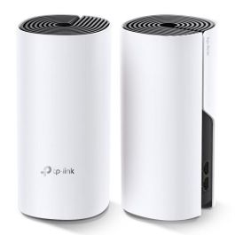 TP-LINK Deco M4 (2-pack) Router Inalámbrico Doble Banda 2.4 GHz / 5 GHz Gigabit Ethernet Negro Blanco