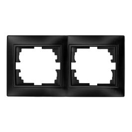 Solera Marco 2 elementos horizontal grafito 154x81x10mm serie europa erp72ngu