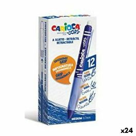 Set de Bolígrafos Carioca Azul 0,7 mm (24 Unidades) (12 Piezas) Precio: 296.49999962. SKU: B1987CGAR4