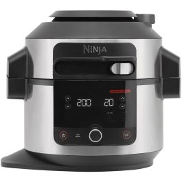 Ninja OL550EU Olla Eléctrica Multifunción 6L SmartLid Multi Cooker Foodi - 11 en 1, Cocina a Presión, Freidora de Aire