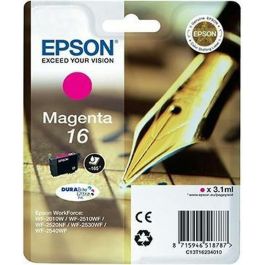 Epson Cartucho Tinta T162340 Magenta para WF-2010/2510/2520/2530/2540 Epson Cartucho Tinta T162340 Magenta para WF-2010/2510/2520/2530/2540