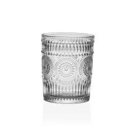 Vaso de Cristal Girasol 260 ml - Versa, 8x10 cm (4 Unidades) Precio: 12.94999959. SKU: B14DJCKGWY