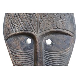 DKD Home Decor Figura Tropical Masks 2c25 Mascara Tribal Suar Hierro 5 x 42 x 22 cm