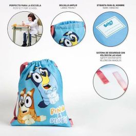 Saquito escolar bluey 27.0 x 33.0 x 1.0 cm Saquito escolar bluey 27.0 x 33.0 x 1.0 cm