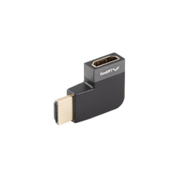 Lanberg AD-HDMI-10 Adaptador de Vídeo HDMI Estándar Tipo A, Conector Hembra, para Extensión o Conexión, Negro/Plata Lanberg AD-HDMI-10 Adaptador de Vídeo HDMI Estándar Tipo A, Conector Hembra, para Extensión o Conexión, Negro/Plata