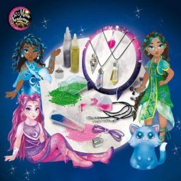 THE MOON ACADEMY LIS8008324110605 Cristales Mágicos - Kit Creativo con Purpurina, Piedras y Bases para Niños