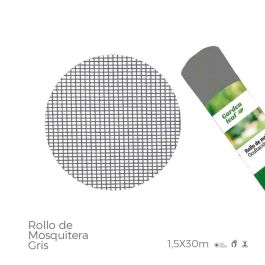 Edm Rollo Mosquitera Gris 1,50 x 30 m Fibra de Vidrio