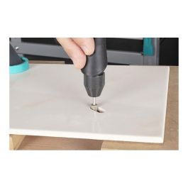 Wolfcraft Muelas de Diamante Set 2 uds, Cono Cilíndrico y Puntiagudo para Metal, Cerámica, Vidrio