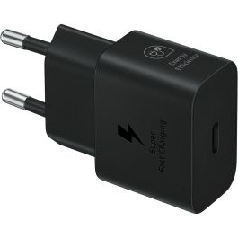 Samsung Cargador de Pared Rápido 25W Negro (sin cable) Adaptador de Corriente para Móviles y Tablets