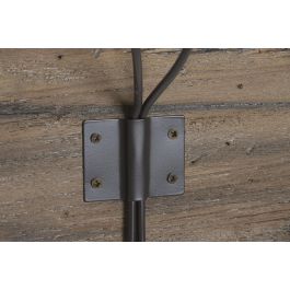 DKD Home Decor Perchero Natural Negro 91 x 23 x 12 cm (2 Unidades)