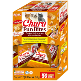 Churu Fun Bites Gato Pollo 12x8 gr Churu Fun Bites Gato Pollo 12x8 gr Precio: 6.5899999. SKU: B19LZC9NZX