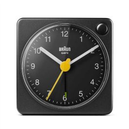 Reloj Despertador Clásico Analógico Negro BRAUN BC-02-XB