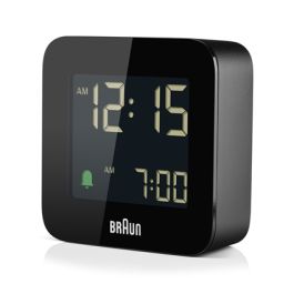 Reloj Despertador Digital Negro BRAUN BC-08-B