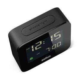 Reloj Despertador Digital Negro BRAUN BC-08-B