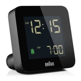 Reloj Despertador Digital Negro BRAUN BC-09-B