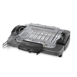 Delonghi BQ60.X Barbacoa Eléctrica 1900W, Doble Rejilla Ajustable, Bandeja Extraíble, Apta para Exterior Precio: 96.49999986. SKU: S7113601