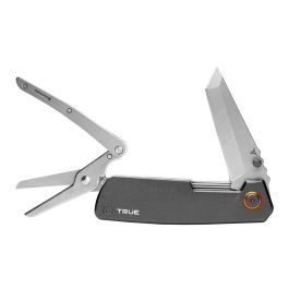True Herramienta 2 en 1 Cutter y Tijeras con Hoja de 7 cm y Tijeras de 4 cm, Acero Inoxidable y Mango de Aluminio Precio: 22.49999961. SKU: B1BV8FS99D