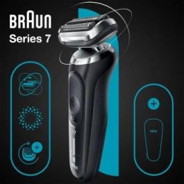 Braun Series 7 71-N1000s Máquina de Afeitar de Láminas Negra Recargable con Carga Rápida