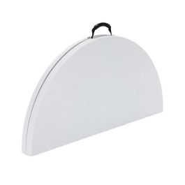 Mesa Plegable Lifetime Blanco 122 x 73,5 x 122 cm Acero Plástico Mesa Plegable Lifetime Blanco 122 x 73,5 x 122 cm Acero Plástico