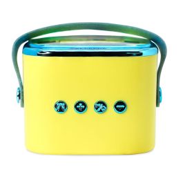 OTL Technologies Altavoz Karaoke Inalámbrico LED Bob Esponja con Micrófono Bluetooth para Niños y Adultos, Compatible con Smartphones y Tablets