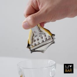 # -144- Exprimidor Rodajas Limon Acero My Bar (24 Unidades)