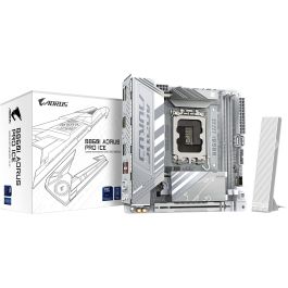 GIGABYTE B860I AORUS PRO ICE S1851/DDR5/MITX Placa base Intel LGA 1851, DDR5 hasta 9200MHz, PCIe 5.0 M.2, WiFi 7, Thunderbolt 4 Precio: 284.50000007. SKU: B12RGKN5WW