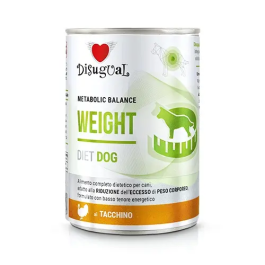 Disugual Diet Dog Weight Pavo Lata para Perros Adultos Control de Peso 6 x 400 gr Precio: 15.4999999. SKU: B1KFVEG4KK