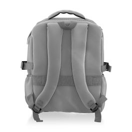 AISENS - MOCHILA DEPORTIVA REPELENTE AL AGUA PARA PORTATIL 15,6, GRIS