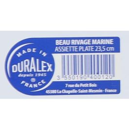 Plato Llano 23.5 cm Marine Beau Rivage - Duralex (48 Unidades) Plato Llano 23.5 cm Marine Beau Rivage - Duralex (48 Unidades)